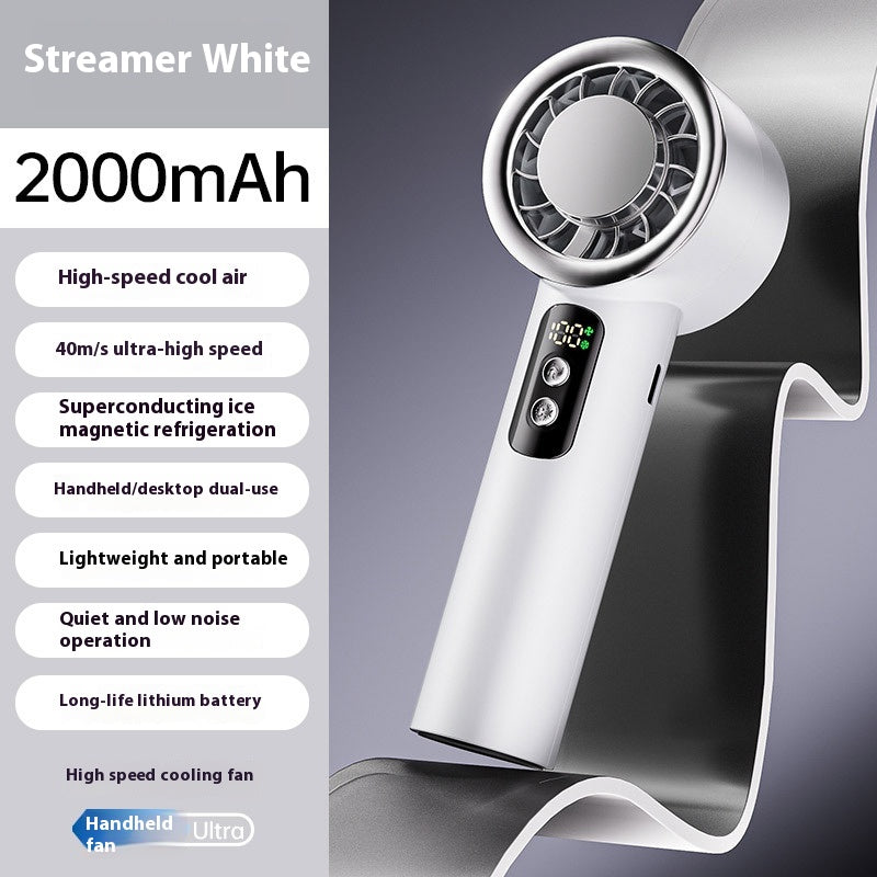 New Semiconductor Ice Cooling Handheld Fan