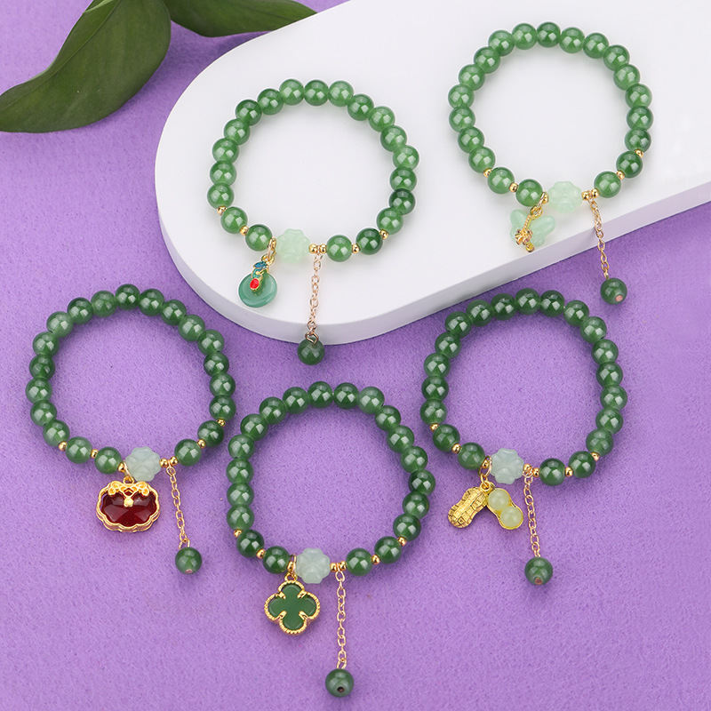 Chinese Style Accessories Bracelet Ethnic Style Aventurine