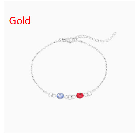 Thanksgiving Accessories Born In December Stone Color Diamond Bracelet