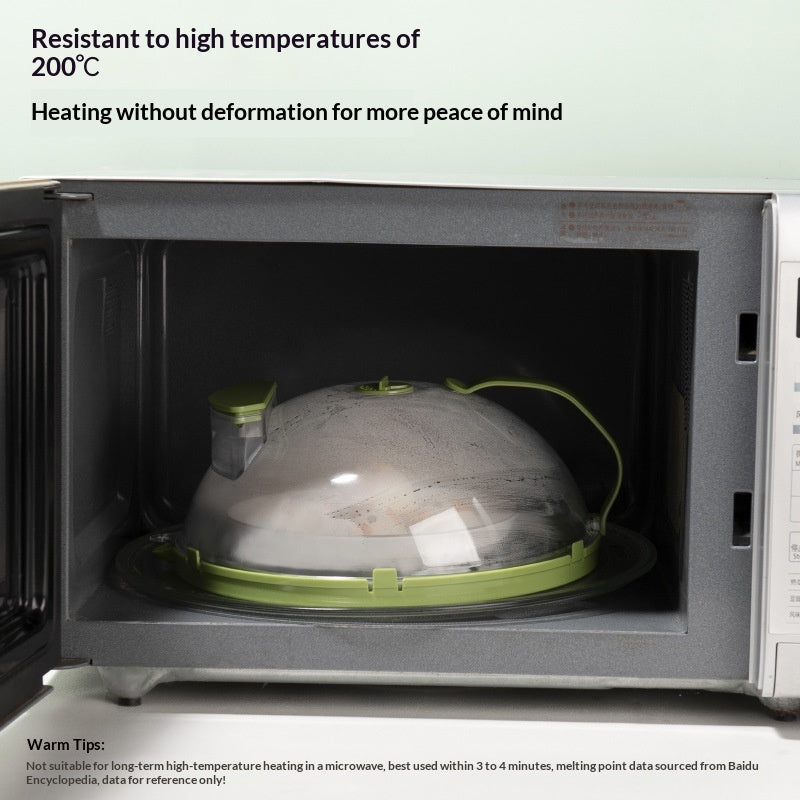 Microwave Anti Splash Cover Heat-resistant Food Preservation Cover