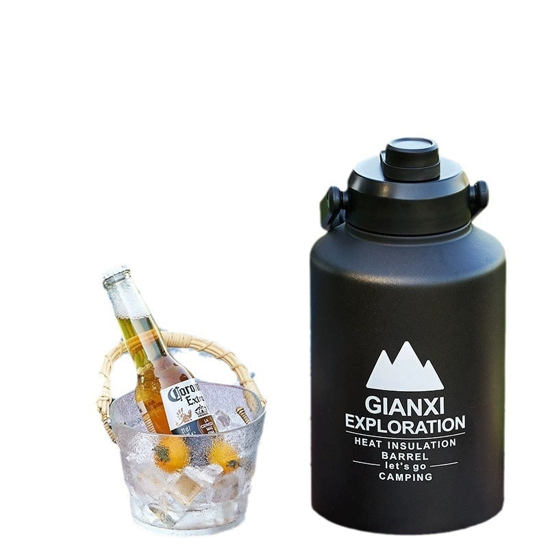 Outdoor Camping Picnic Stainless Steel Insulated Food Carrier