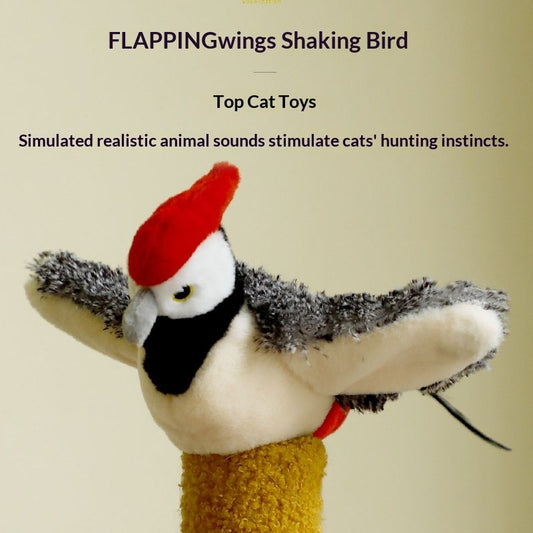 Cat Toy Cloth Cover Electric Woodpecker Pet Supplies