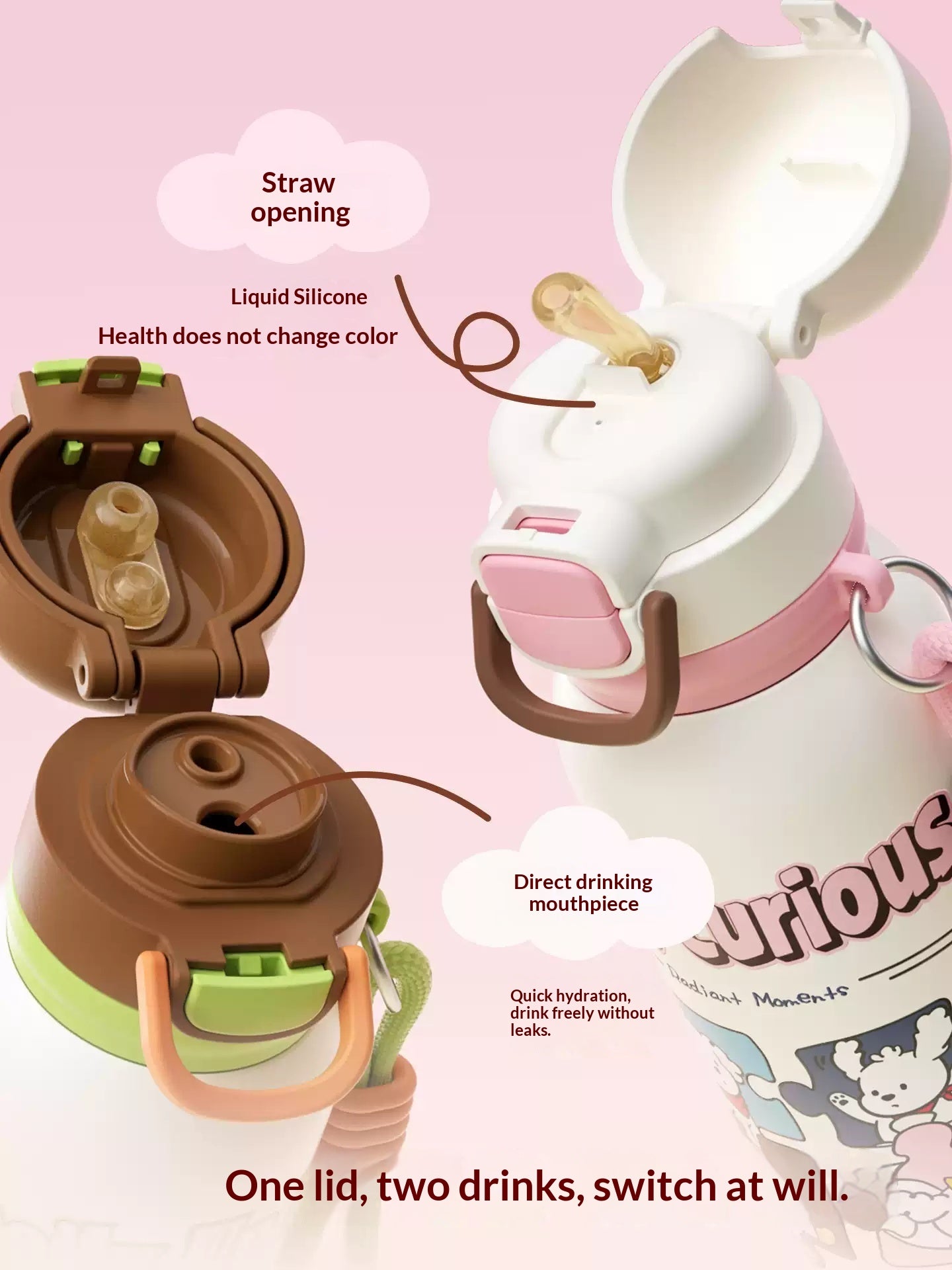 Childrens Insulated Portable Water BottleNew-style Gift For Boys