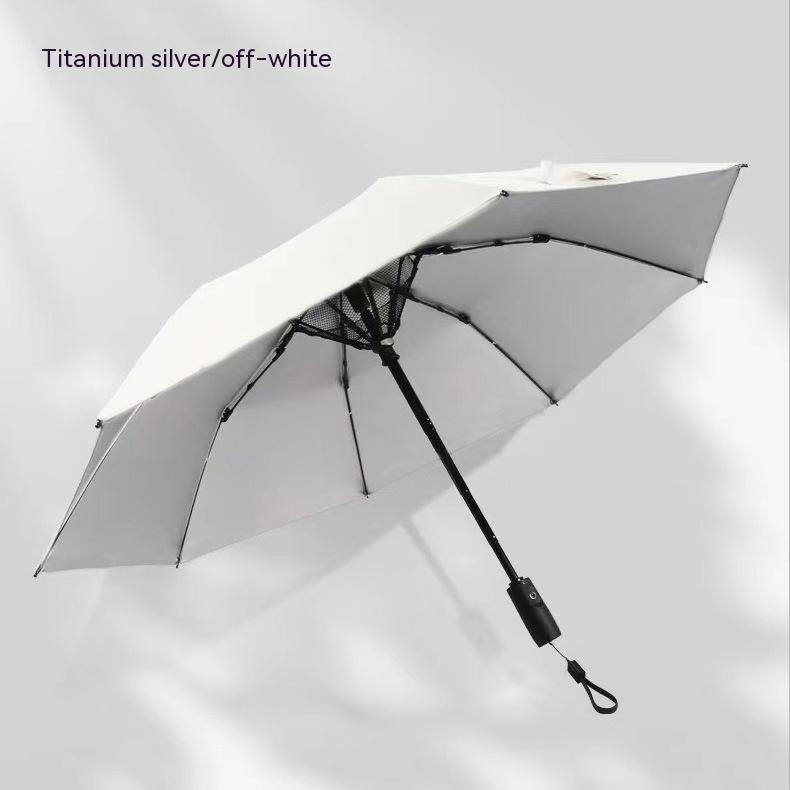 USB Power Bank Umbrella With Fan Summer Cooling