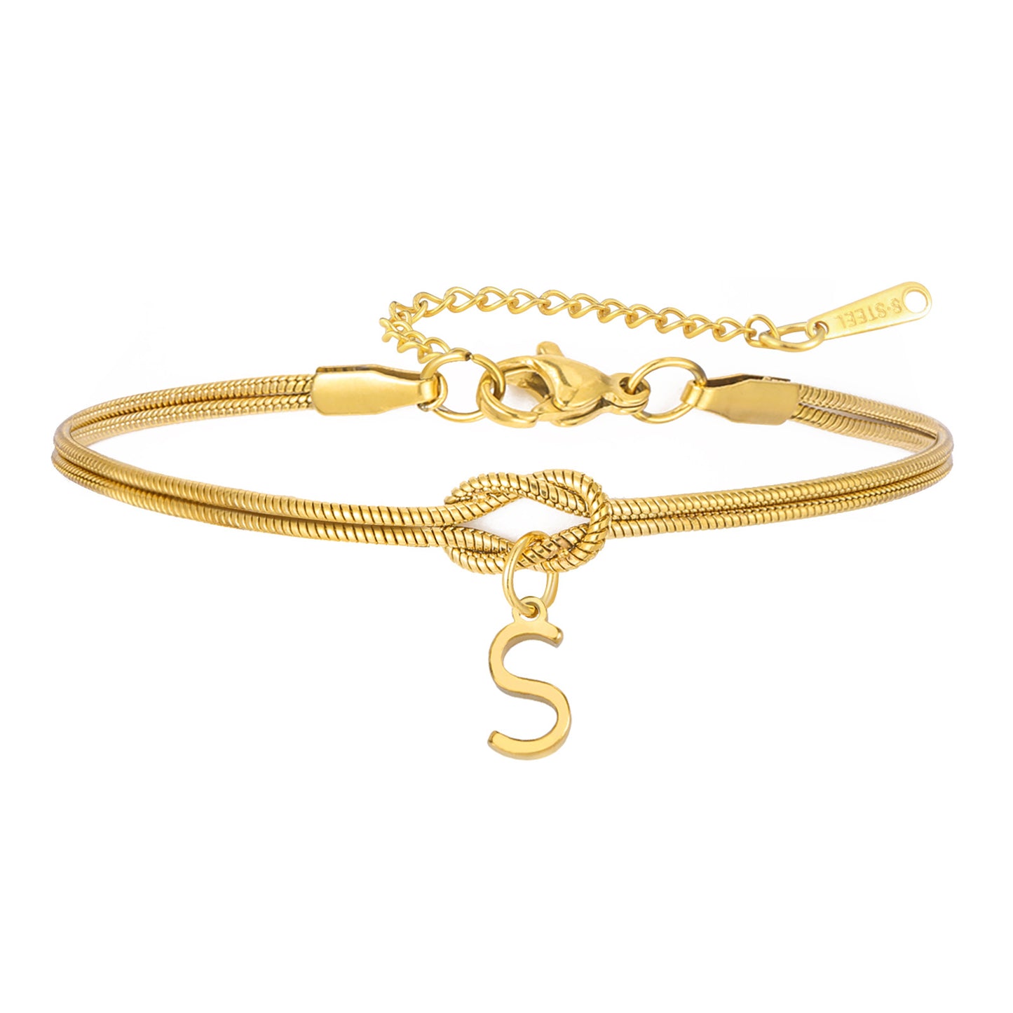 New Best-selling Wholesale 26-letter Handmade Knot Bracelets