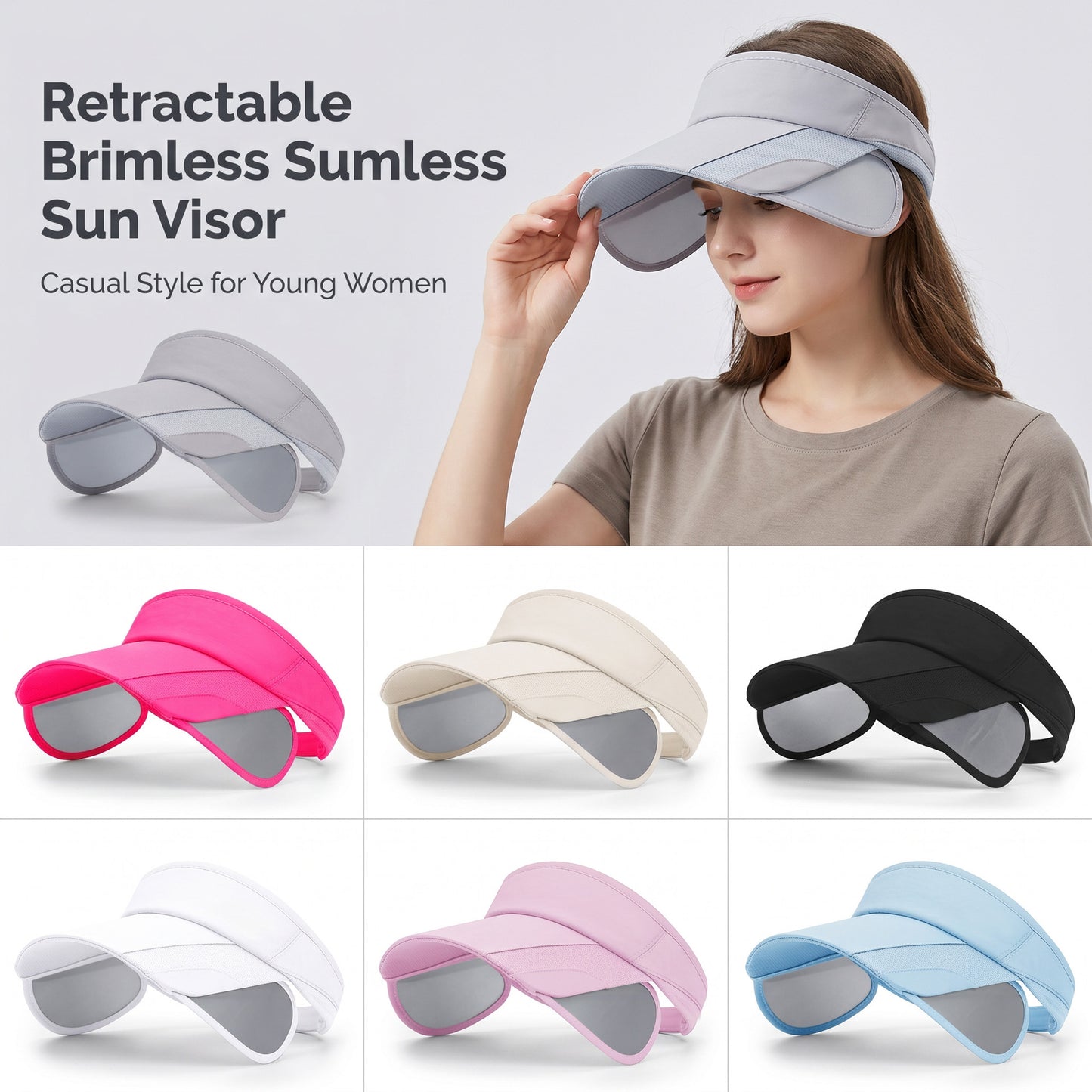 Casual Marathon Baseball Cap Outdoor Sun Protection Visor