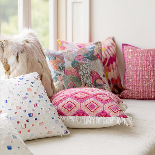 American-style Yarn-dyed Jacquard Minimalist Model Room Showroom Decor
