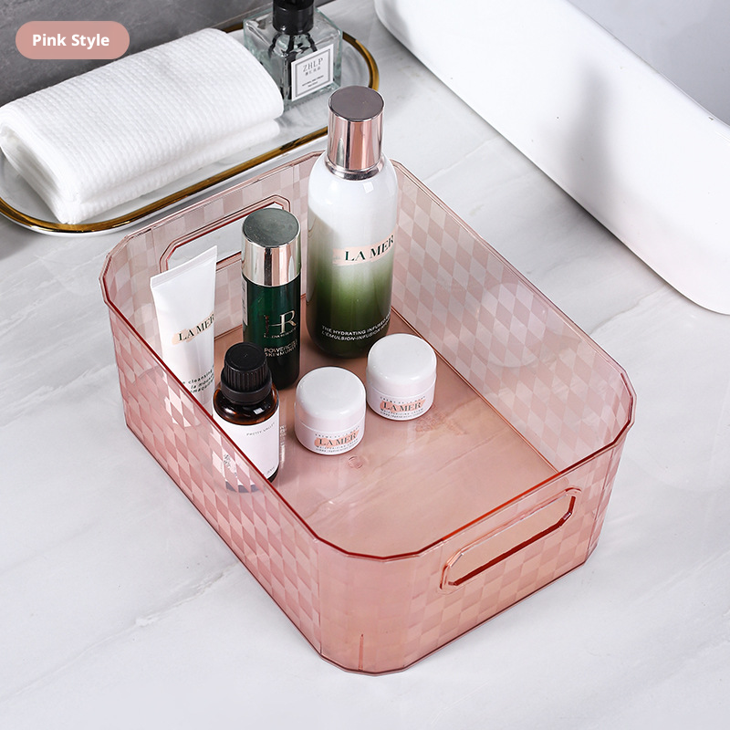 Desktop Storage Box-Girl Powder-PET-1 piece