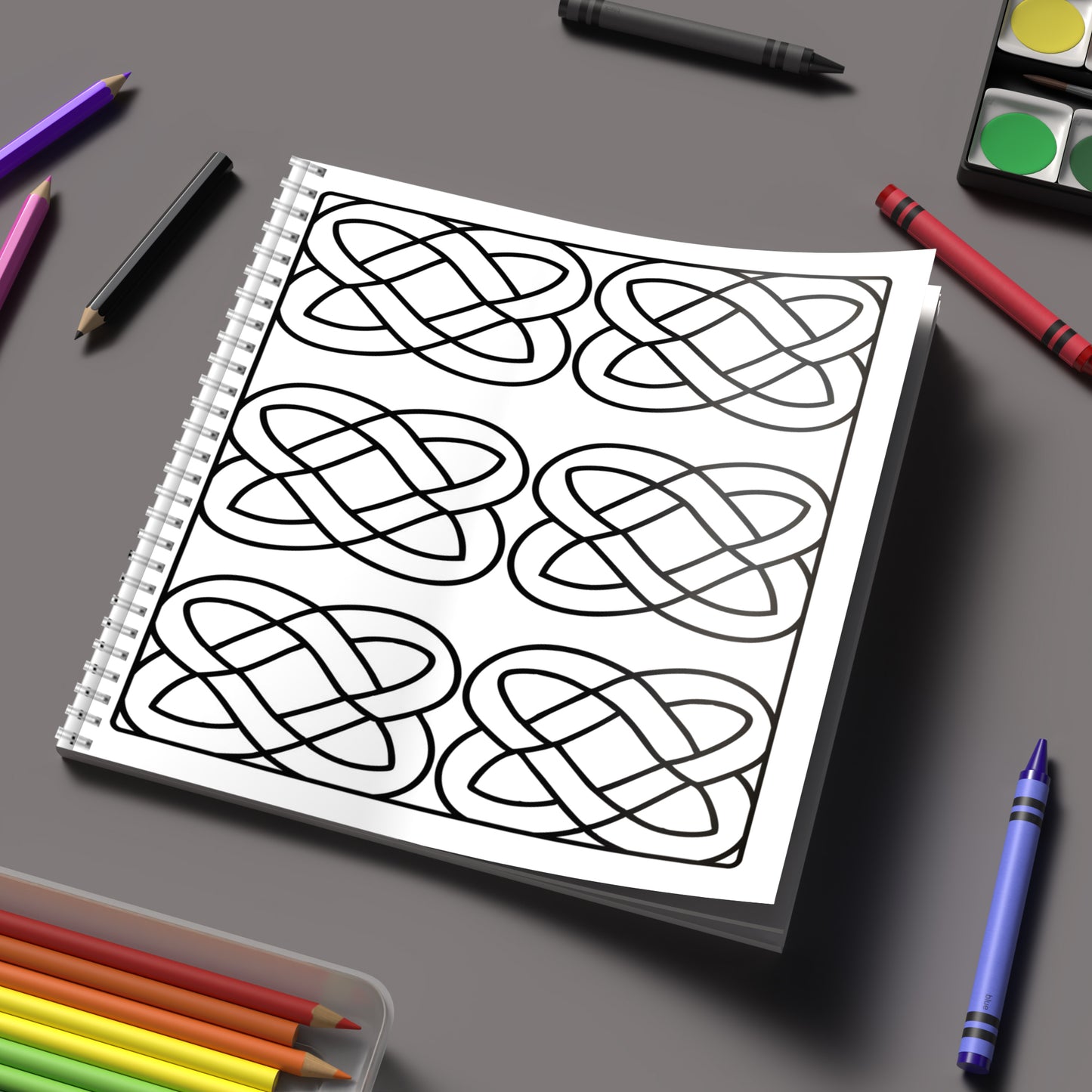 Mindfulness Patterns Bold-easy Coloring Book For Adults Cute Drawing Book Perfect Gift For Birthday Back To School Art Supplies