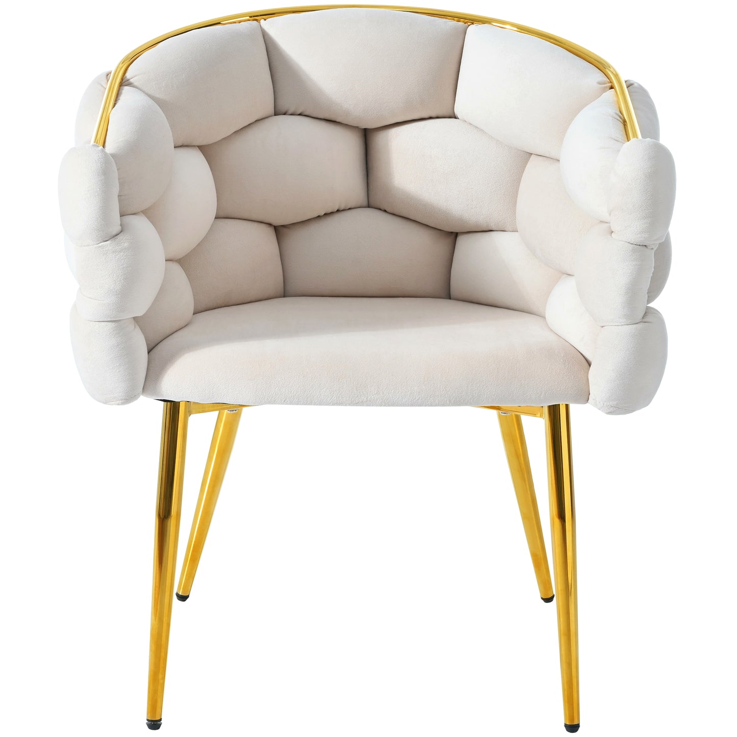 Luxury Velvet Chairs  4 Pieces , Living Room Chairs, Dining Chairs, Makeup Chairs, Modern Fashion Style Chairs, Gilded Iron Legs, Beige Chairs, Bubble Chairs, Ergonomic Chairs