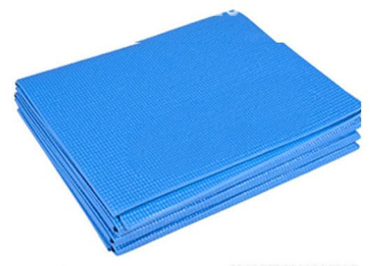 Fitness Folding PVC Out Travel Portable Thin Anti-slip Home Yoga Mat