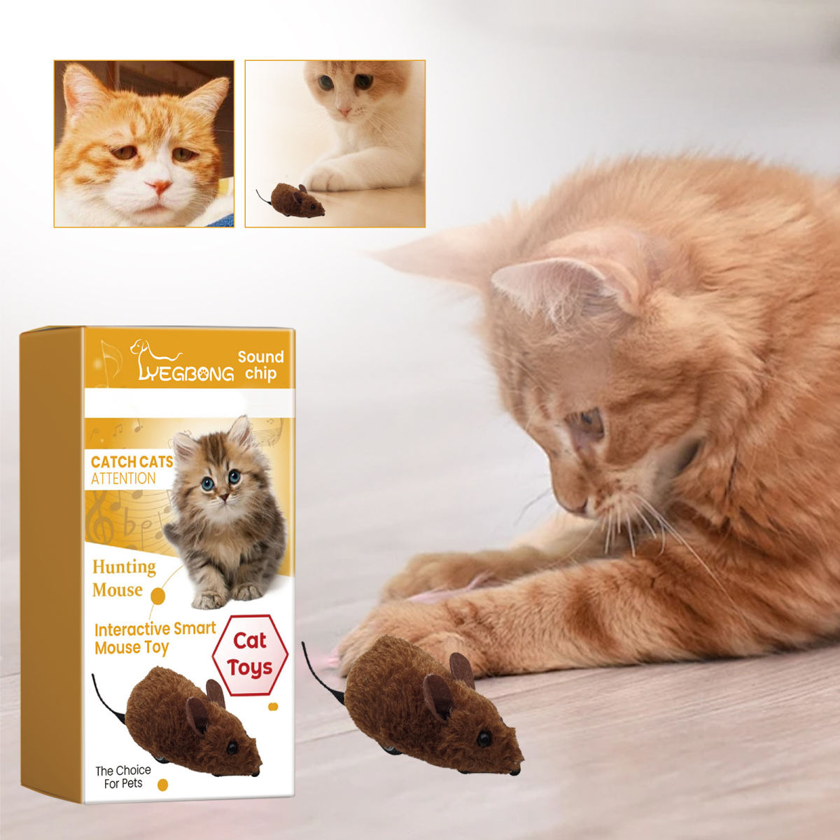 Interactive Pet Mouse ToySimulated Toy To Amuse Cats And Dogs