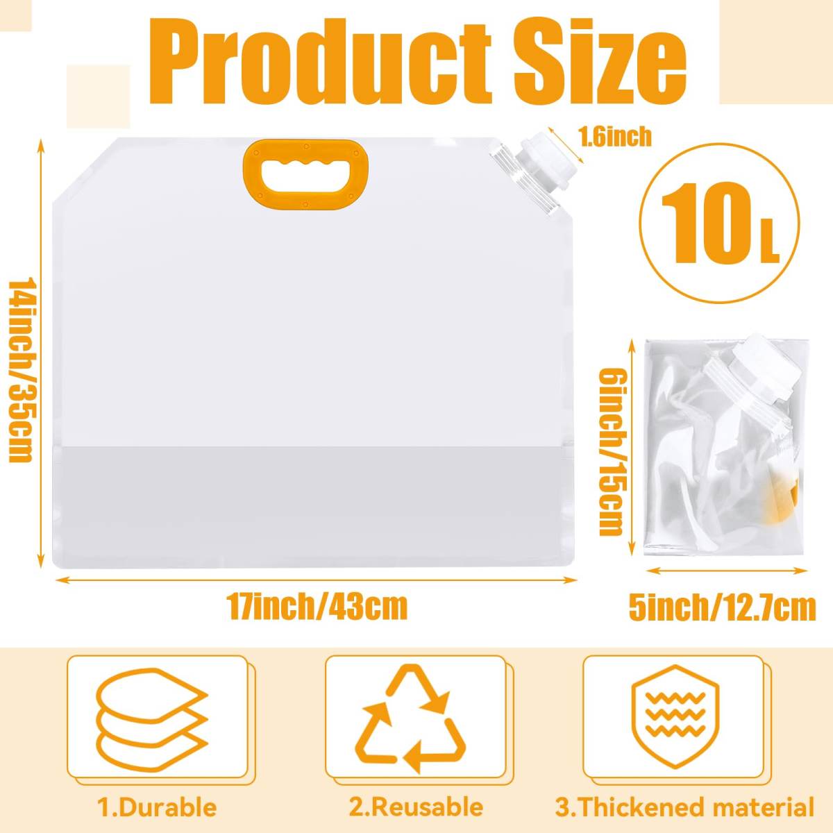 Super Large Ice Bath Bags Cold Bathtub Water Bag 10L Ice Bath Accessories Cold Plunge Accessories Portable Ice Bath Bag,Amazon Is Banned