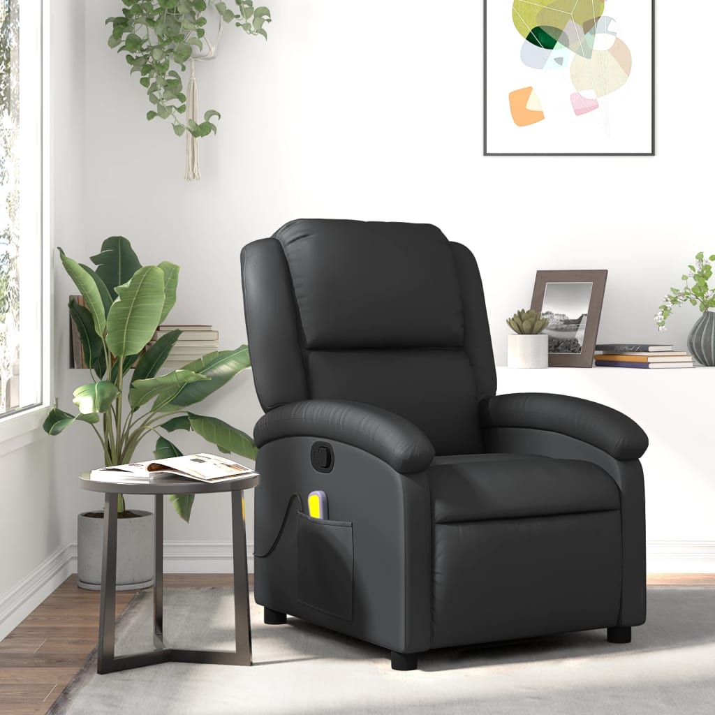 Massage Chair Recliner Genuine Leather   Massage Chair Recliner Genuine Leather