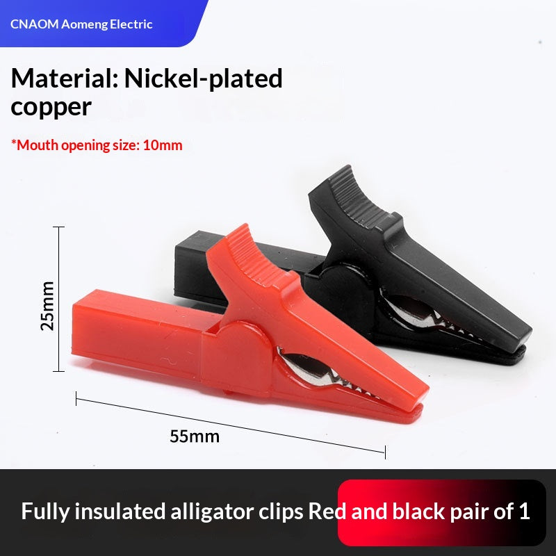 Pure Copper Alligator Clip For Car Battery Charging