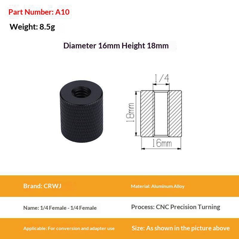14 To 38 Camera Screw M4 M5 M8 M10 M12 Aluminum Tripod Head Photography Equipment Accessories