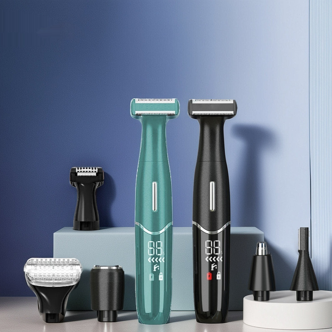 Mens And Womens Shaver Set Including Eyebrow Trimmer And Nose Hair Trimmer