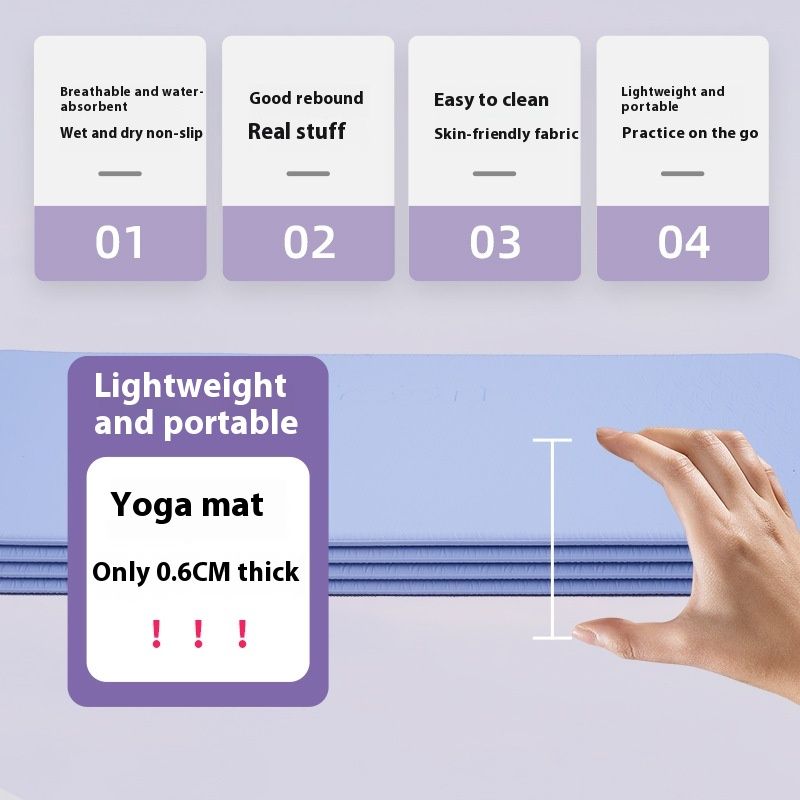 Foldable Yoga Mat Portable 8-fold Non-slip Fitness
