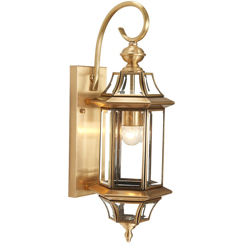 Nordic-style Fashionable All-copper Wall Lamp Outdoor Waterproof Wall Light