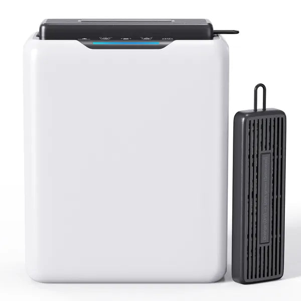 3L Dehumidifier, Electric Dehumidifier For 20m2 Home, Dual Peltier Technology, 30dB Ultra Quiet For Bedroom, Intelligent Defrost, 24H Timer