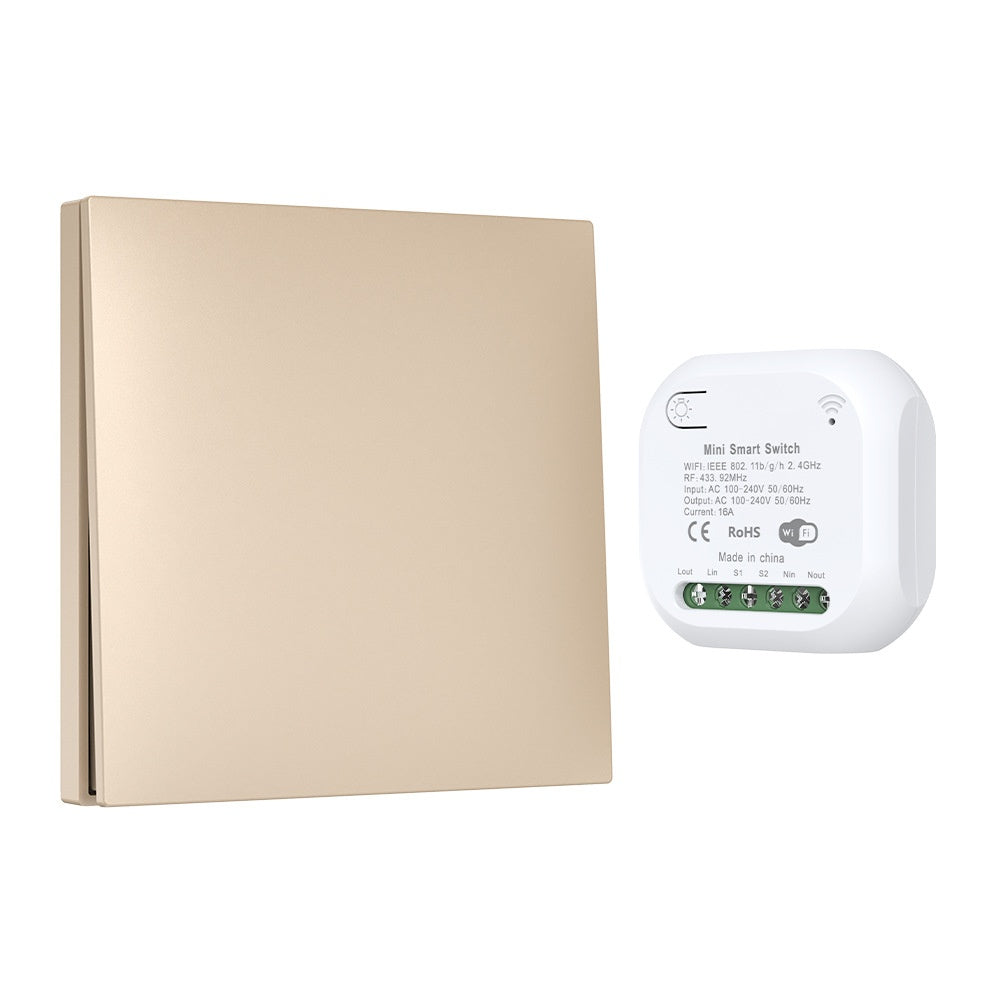 Wireless Smart Control Panel Featuring Self-powered, Wiring-free Design