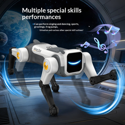 Smart AI Bluetooth Multilingual Conversation Remote-Controlled Robotic Dog Toy