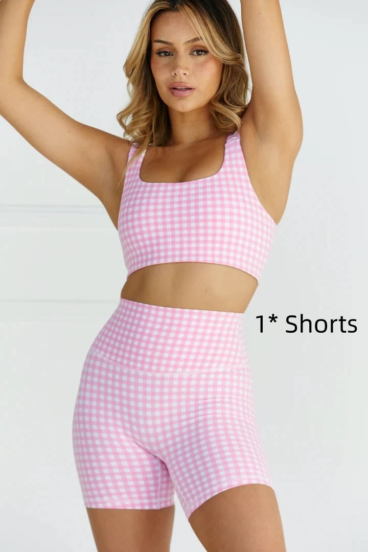 Women's High-Waist Quick-Drying Sports Fitness Yoga Shorts