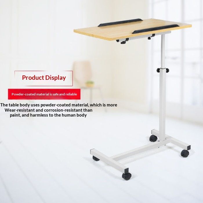 Mobile Dining Table Height-adjustable Bedside Table