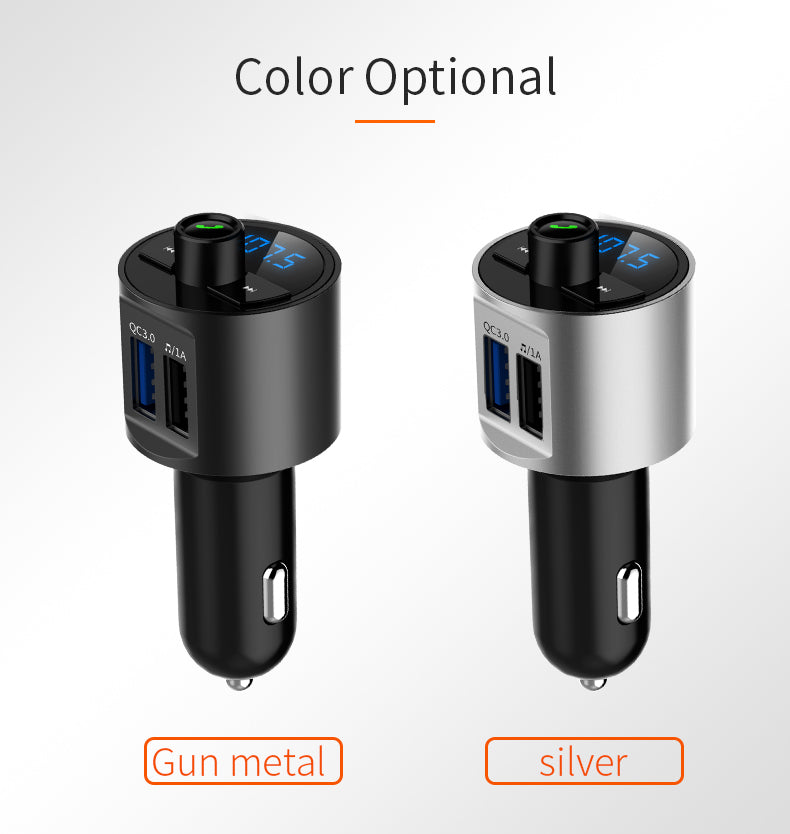 BT56 Fast Charging FM Transmitter Car Specific Bluetooth Hands-free