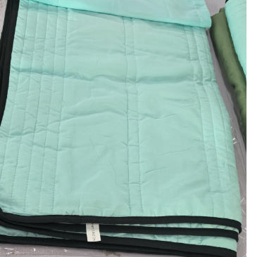 Pure Color Washed Air Conditioner Summer Cooling Thin Single Double Washable Quilt