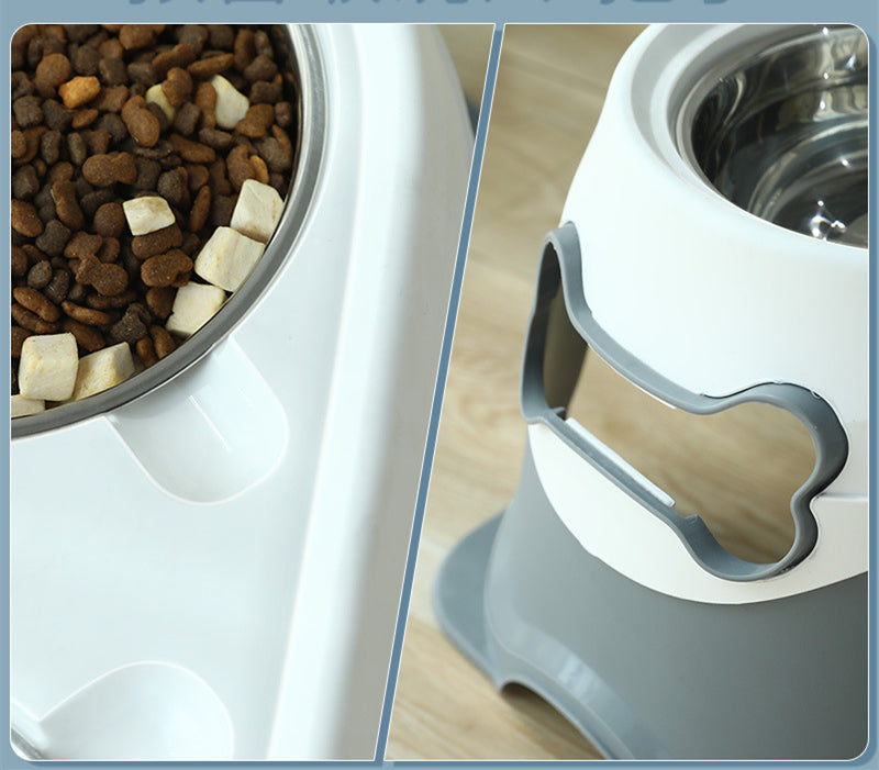 Drinking Bowl Overturning Prevention Feeding Bowl