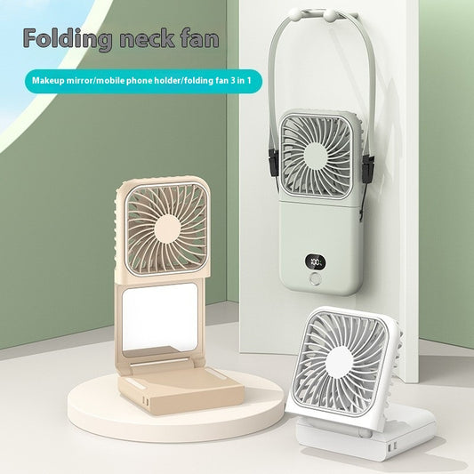 Portable USB Charging Desktop Stand Handheld Halter Little Fan