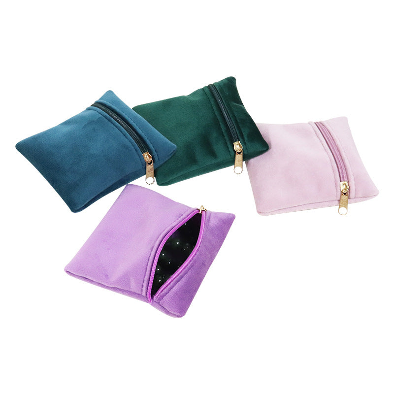High-end Velvet Jewelry Storage Pouch Accessory Organizer Ring Necklace And Bracelet Gift Bag