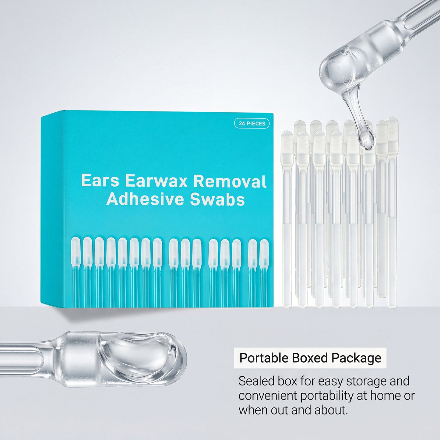 Sticky Ear-cleaning Swabs For Gentle Everyday Care