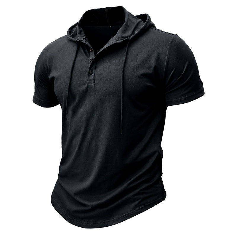 Cross-border Mens Sportswear Fitness Short-sleeve T-shirt