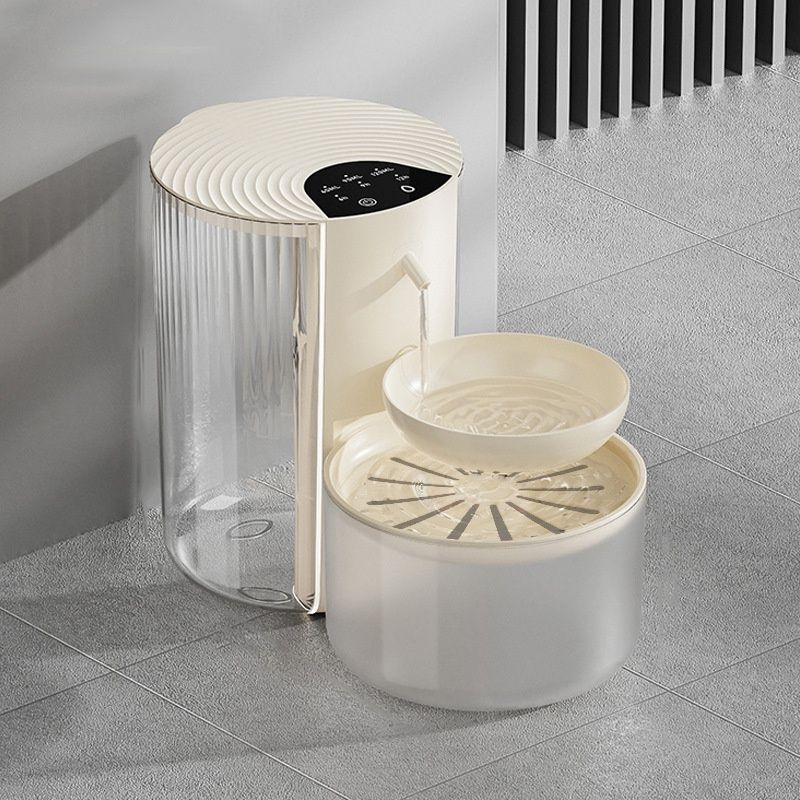 Smart Pet Water Fountain Heated Rechargable Stainless Steel Bowl For Cats And Dogs