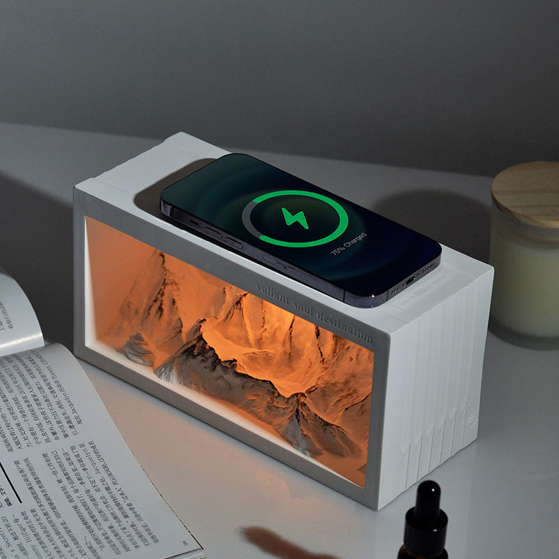 Rizhao Jinshan Wireless Charging Aromatherapy Atmosphere Small Night Lamp