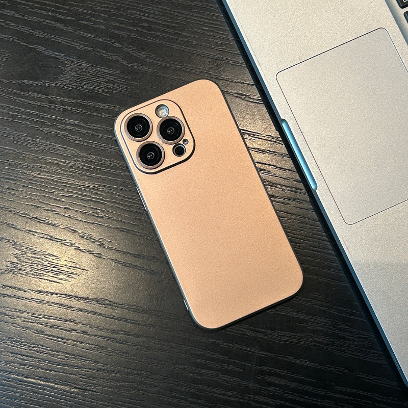Magnetic Abrasive Non-slip Silicone Mobile Phone Case With Lens