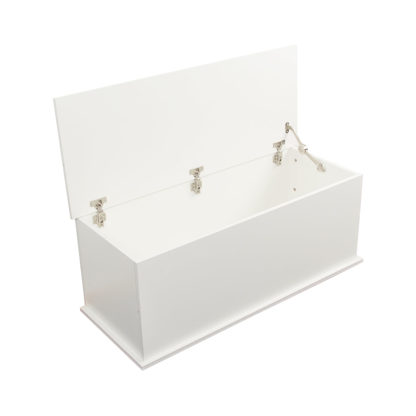 Storage Chest Trunk, Lift Top Wood Box For Entryway Bench Organizer Home Furniture, White