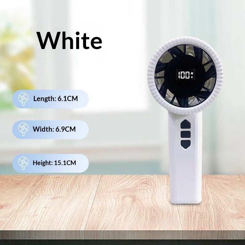 New Digital-display Mini Handheld Fan
