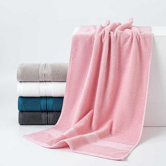 Pure Cotton Bath Towels For Home Use  Absorbent Towel Set For Adults