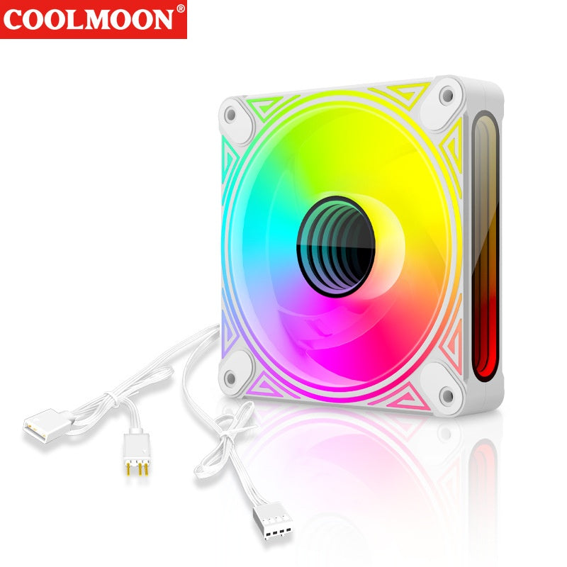 Desktop Computer ARGB Shengguang Synchronous 12cm Mute Cooling Chassis Fan