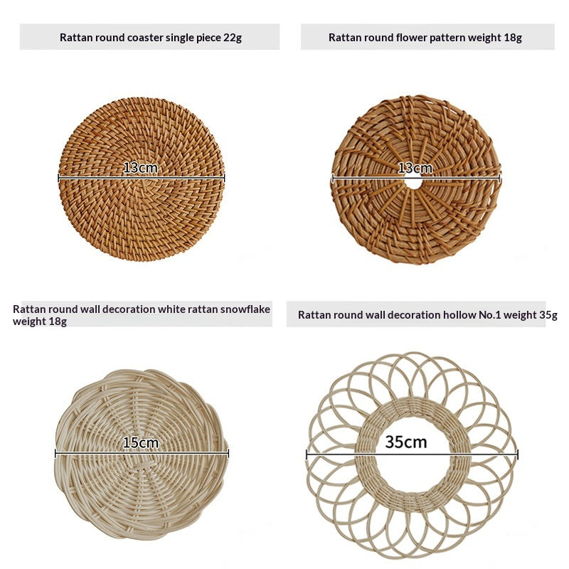 Personalized Home Fashion Straw Handmade Rattan Decorative Accessories