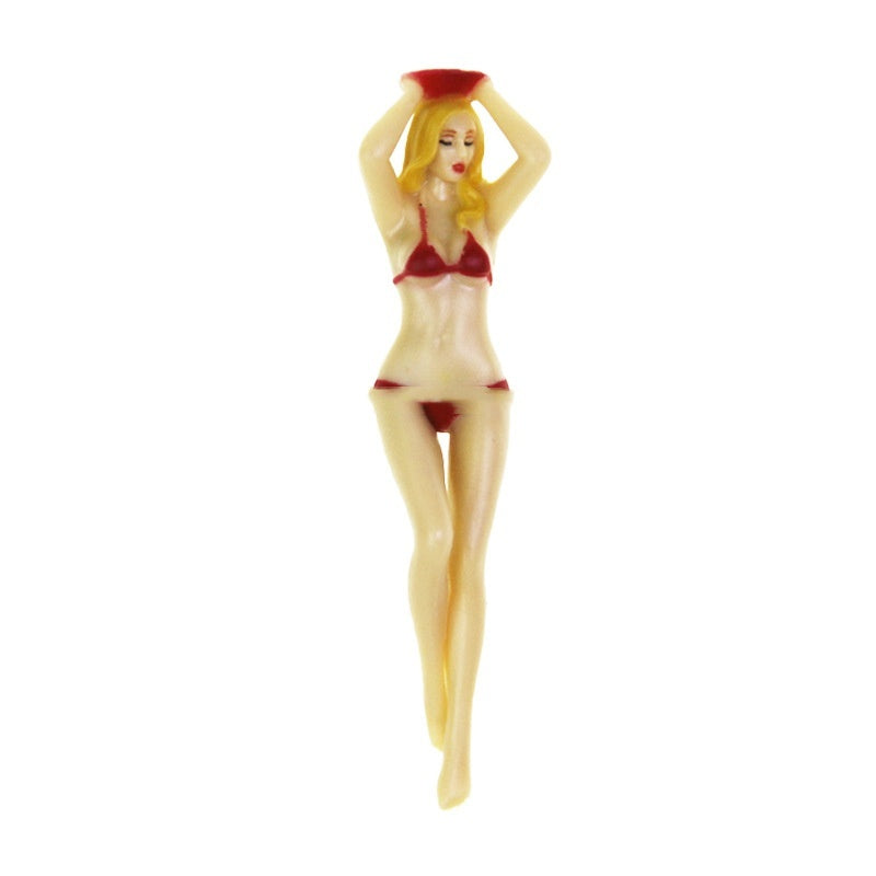 Golf Ball Nail Beauty Bikini Model Ball Tee Plastic