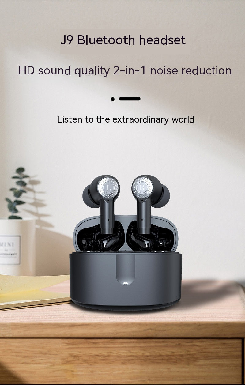 Plastic In-ear Bluetooth Headset Wireless Sports Halter ANC Active Noise Reduction Ultra-long Life Battery
