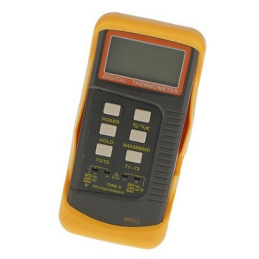 LCD K-Type Dual Two Channel Thermocouple Sensor Probe