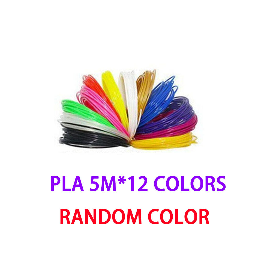 PLA 3D Printing Pen Set Doodle Printer Drawing 12 Colours Filament Gift For Kids