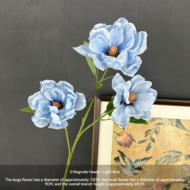 Artificial Magnolia Flowers For Home And Shop Window Wedding Decorations