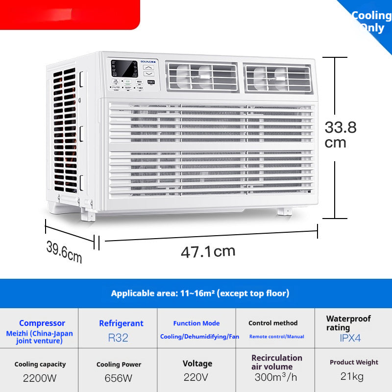 Integrated Window Air Conditioner For Home And Commercial Use