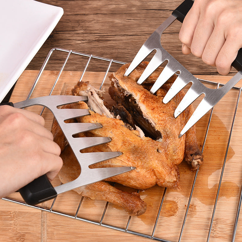 Cross-border Bear Claw Meat Shredder, Stainless Steel Bear Claw Chicken Shredder, BBQ Meat Shredder, Cooked Food, Turkey, Christmas